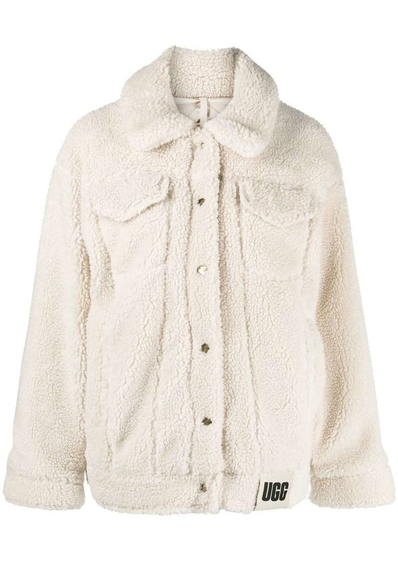 UGG button-up faux shearling jacket