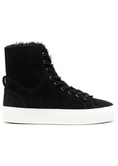 UGG shearling-lined high-top sneakers