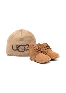 UGG shearling-lined lace-up boots
