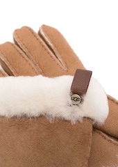 UGG shearling-trim suede gloves