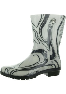 UGG Sienna Womens Rubber Printed Rain Boots