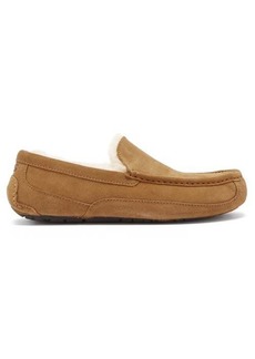 Ugg - Ascot Wool-lined Suede Slippers - Mens - Beige