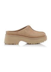 UGG - New Heights Suede Clogs - Tan - US 7 - Moda Operandi