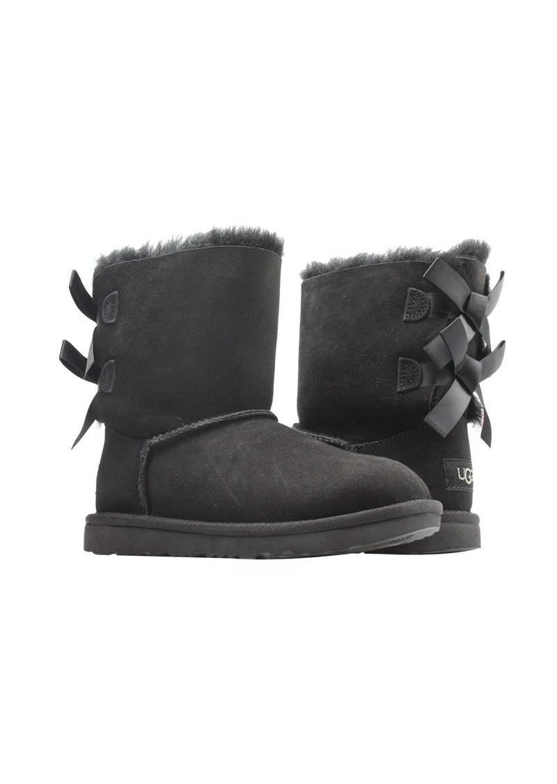 UGG Australia Bailey Bow II Black Big Kids Boots 1017394K-BLK