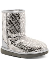 Ugg Kids Classic Ii Gel Hearts Pull-On Booties - Silver