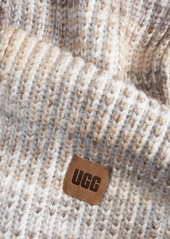 Ugg Logo Patch Chunky Space-Dyed Knit Scarf - Nimbus Multi