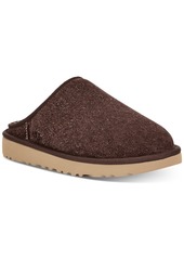 Ugg Men's Classic Slip on Shaggy Suede Slippers - Burnt Cedar