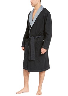 Ugg Men's Robinson Fleece Robe - Black Bear Heather