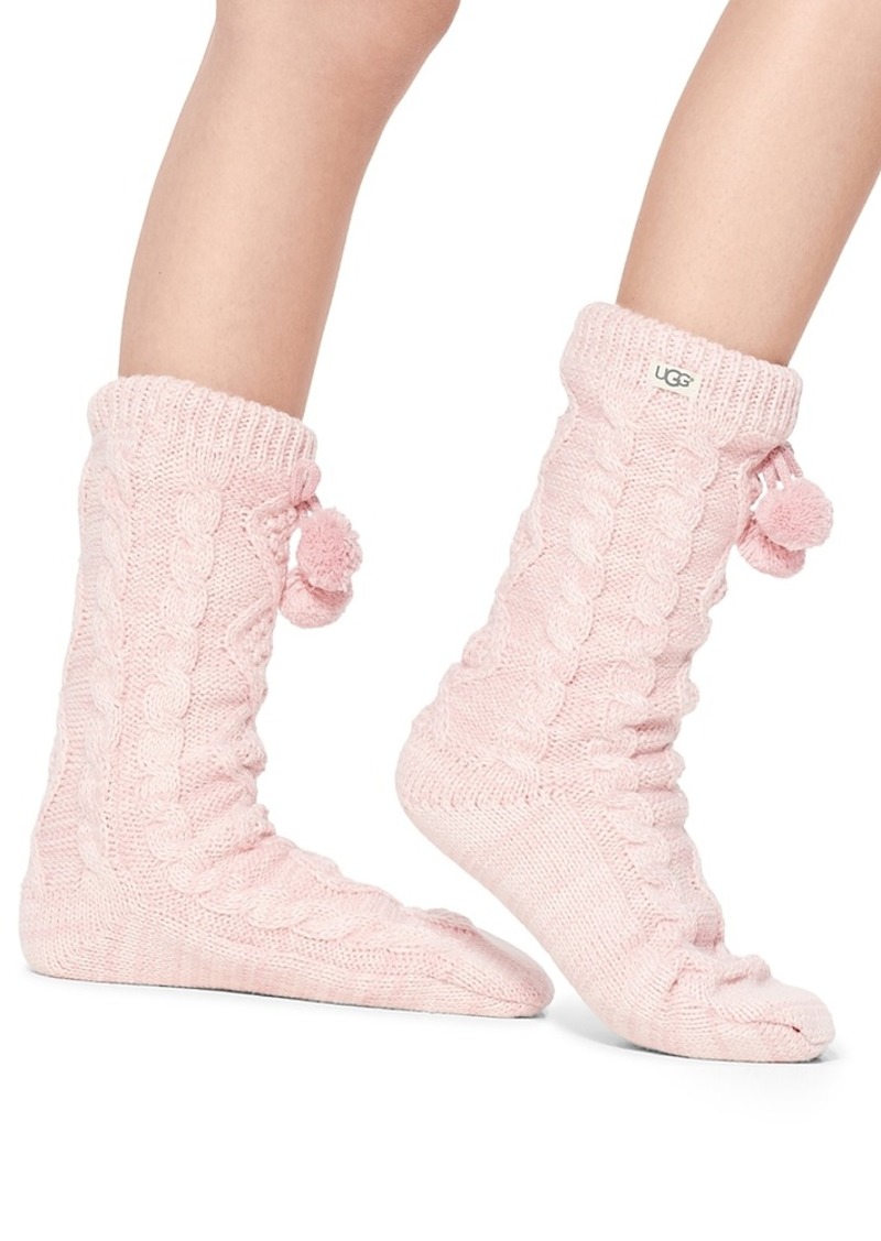 Ugg Pom-Pom Fleece Lined Socks