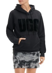 Ugg Rey Fuzzy Logo Hoodie