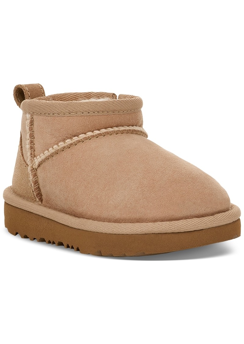 Ugg Toddler Classic Ultra Mini Booties - Sand