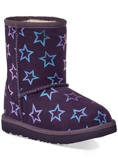 Ugg Toddler's Classic Ii Iridescent Stars Boots - Chestnut / Gold Iridescent