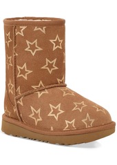 Ugg Toddler's Classic Ii Iridescent Stars Boots - Chestnut / Gold Iridescent