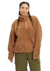 UGG Women's Atwell Sherpa Half Snap Coat  XS