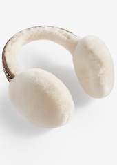 Ugg Women's Braided Fur Earmuffs - Chestnut