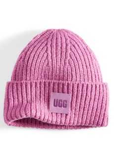 Ugg Women's Chunky Rib-Knit Logo-Patch Beanie - Bodacious