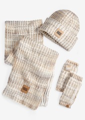 Ugg Logo Patch Chunky Space-Dyed Knit Scarf - Nimbus Multi