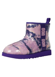 UGG Women's Classic Clear Mini Marble Fashion Boot Violet Night