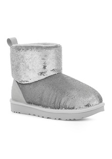 Ugg Women's Classic Mini Mirror Ball Pull On Cold Weather Boots