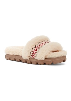 Ugg Women's Cozetta Braid Slip On Cozy Slide Sandals