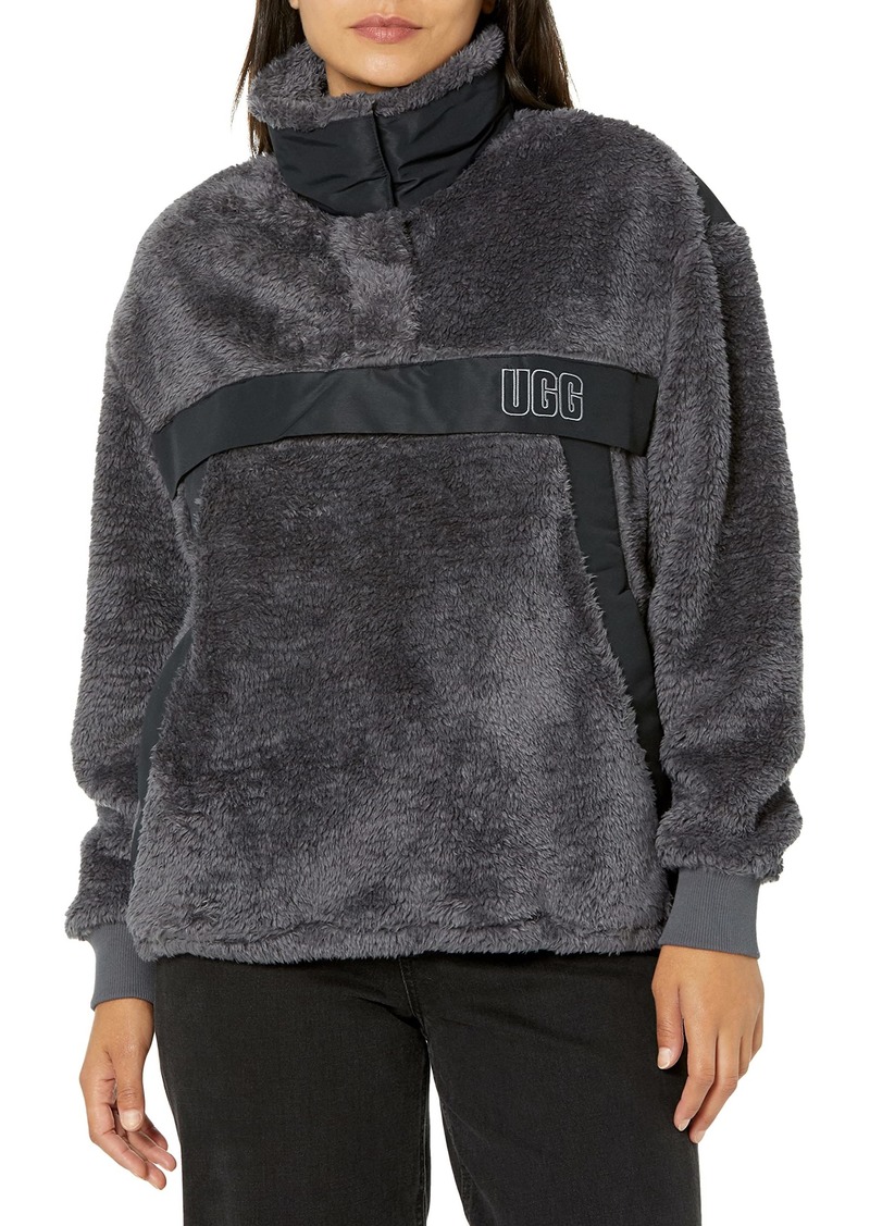 UGG Women's Gayel Sherpa Half Snap Coat