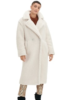 UGG Women's Gertrude Long Teddy Coat  S
