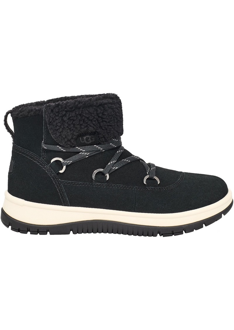 UGG Women's Lakesider Heritage Lace Waterproof Sneaker Boots, Size 6, Black