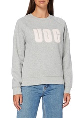 UGG Women's Madeline Fuzzy Logo Crewneck Sweatshirt  XL