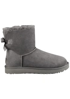 Ugg Women's Mini Bailey Bow II Boot, Size 9, Gray