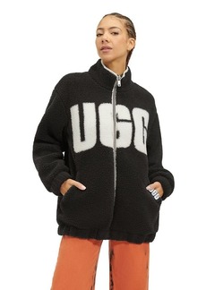 UGG Women's Raquelle Sherpa Jacket Coat  XL