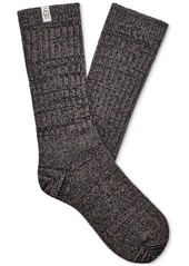 Ugg Women's Rib-Knit Slouchy Crew Socks - Grey/Black