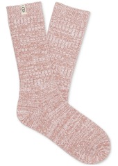 Ugg Women's Rib-Knit Slouchy Crew Socks - Grey/Black