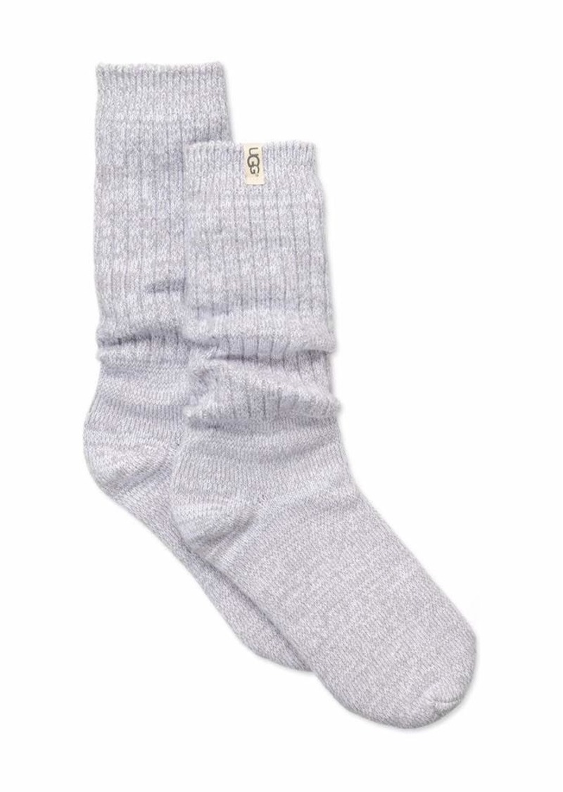 UGG Women's Rib Knit Slouchy Crew Socks  O/S