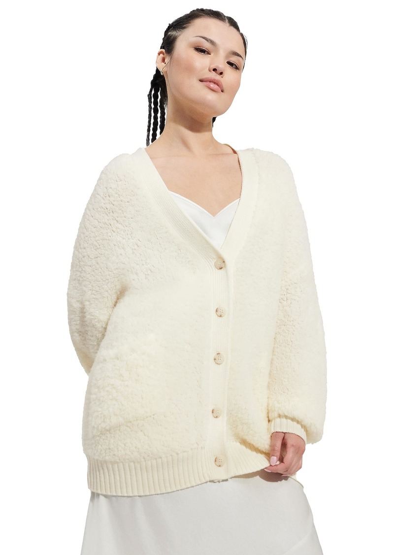 UGG Women's Sherell Cloudfluff Cardigan Sweater  XL