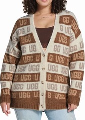 UGG Women's Ugg Graphic Logo Cardigan Sweater  XS