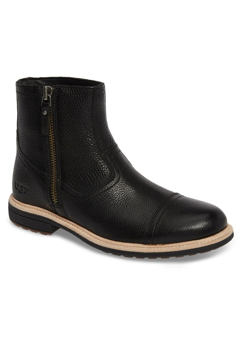 Dalvin Zip Boot with Genuine Shearling 