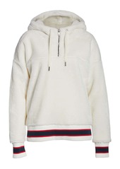 high pile fleece hoodie