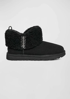 UGG Ultra Mini Braid Boots In Black