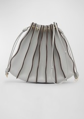 Ulla Johnson Adria Small Pleated Wave Shoulder Bag