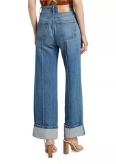 Ulla Johnson The Genevieve High-Rise Wide-Leg Jeans