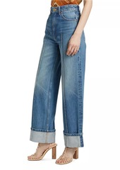 Ulla Johnson The Genevieve High-Rise Wide-Leg Jeans