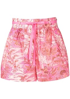 Ulla Johnson all-over floral-print shorts
