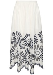 Ulla Johnson Annisa Embroidered Long Skirt