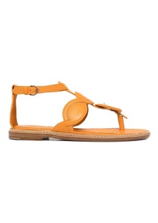 Ulla Johnson Arabella Braided Leather Sandal In Marigold