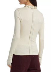 Ulla Johnson Asha Wool Ruffle Top