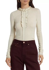 Ulla Johnson Asha Wool Ruffle Top