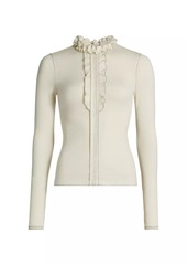 Ulla Johnson Asha Wool Ruffle Top