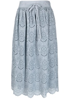 Ulla Johnson Clarabella eyelet-detail skirt