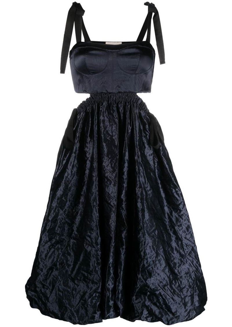 Ulla Johnson cut-out velvet-effect dress