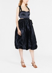 Ulla Johnson cut-out velvet-effect dress